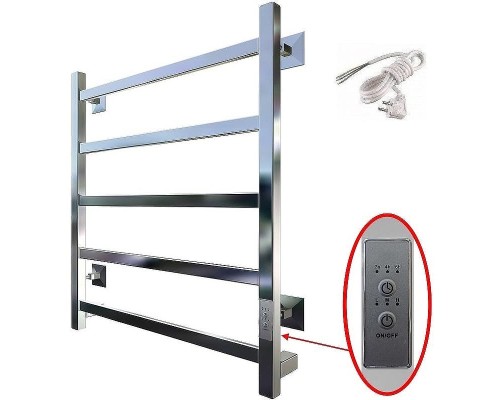 Электрический полотенцесушитель Тругор ПЭК 20 КВ 60x40 Хром