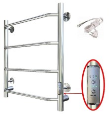 Электрический полотенцесушитель Тругор ПЭК 6 СП 60x40 Хром