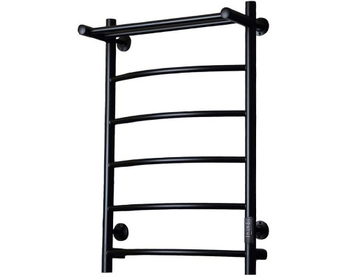 Электрический полотенцесушитель Тругор ПЭК 5П СП 80x50 с полкой Черный