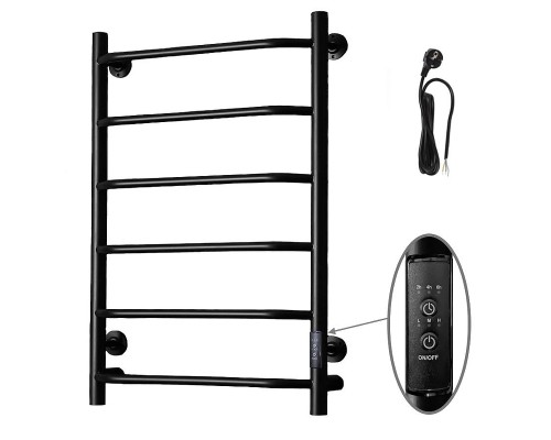 Электрический полотенцесушитель Тругор Пэк сп 6 80х40 ВГП цвет Черный