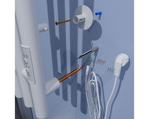 Электрический полотенцесушитель Тругор Вектор ПЭК СП 120x15 Белый