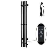 Электрический полотенцесушитель Тругор Пэк сп Вектор кв 4 120х15 ВГП цвет Черный