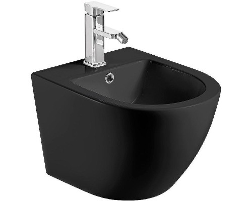 Биде AQUAme AQM2102MB подвесное Черное матовое