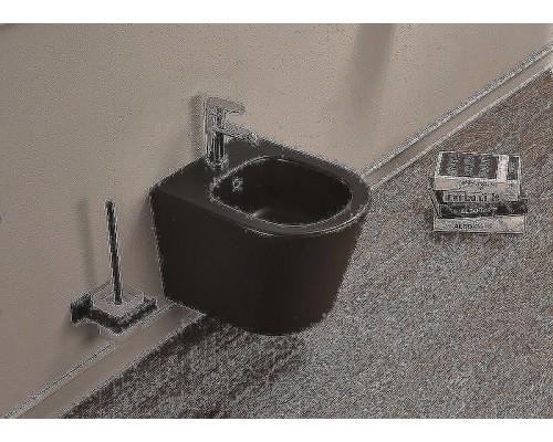 Биде CeramaLux 5330MB подвесное Черное матовое