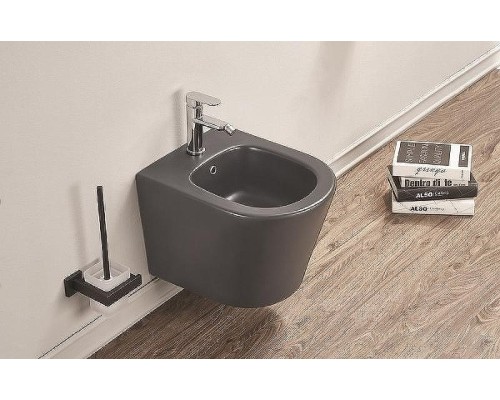 Биде CeramaLux 5330MDH подвесное Серое