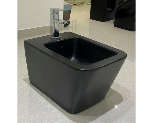 Биде CeramaLux NS5370MB подвесное Черное матовое