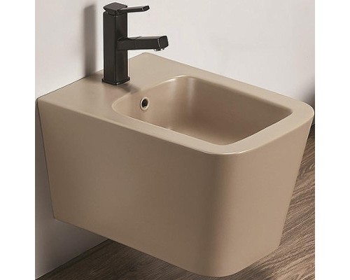 Биде CeramaLux 5370MC подвесное Капучино матовое