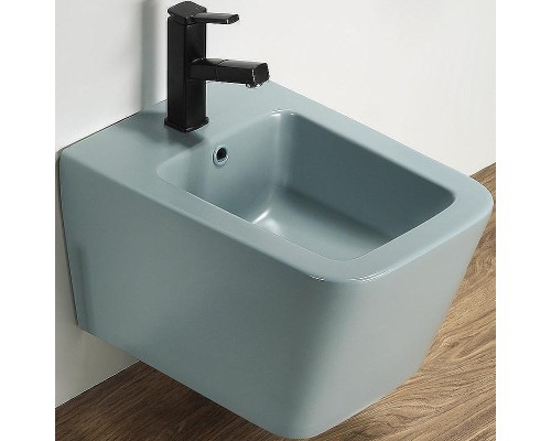 Биде CeramaLux 5370MLG подвесное Зеленое матовое