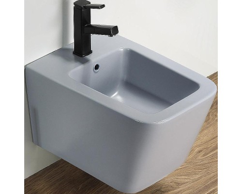 Биде CeramaLux 5370MHL подвесное Голубое матовое