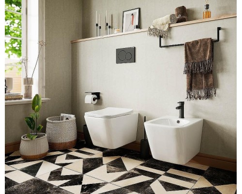 Биде Ceramicanova Metric CN3008 подвесное Белое