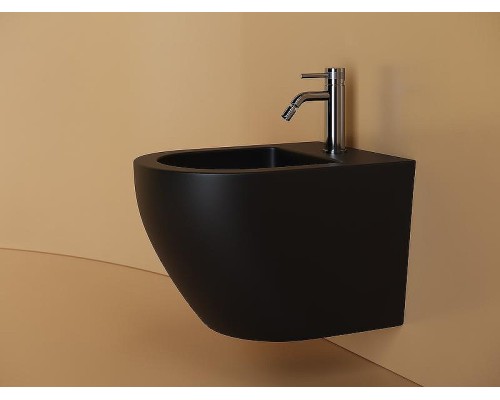 Биде Ceramicanova Uno CN11002MB подвесное Черное матовое