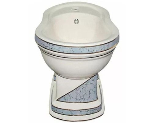 Биде Creavit Klasik KL500.000I0 Белое с декором