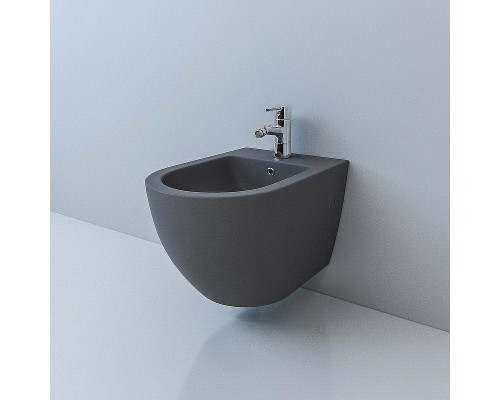 Биде Esbano Garcia ESVBGARCGM подвесное Серое матовое