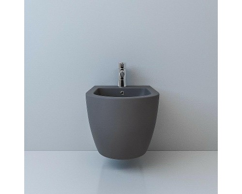 Биде Esbano Garcia ESVBGARCGM подвесное Серое матовое