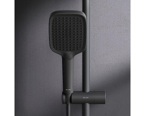 Душевая система AM.PM Func F078F222 с термостатом Черная матовая