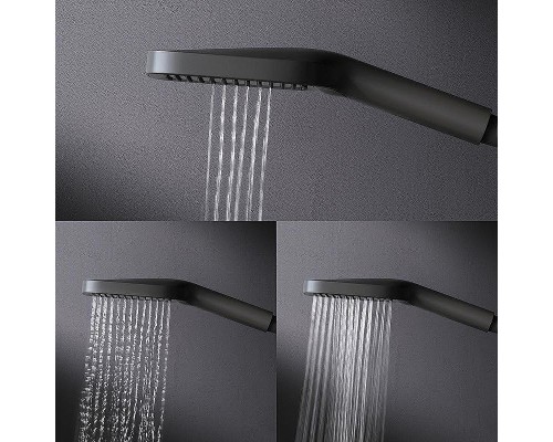Душевая система AM.PM Func F078F222 с термостатом Черная матовая