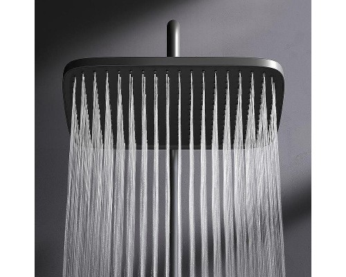 Душевая система AM.PM Func F078F222 с термостатом Черная матовая