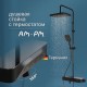 Душевая система AM.PM Func F078F322 с термостатом Черная матовая