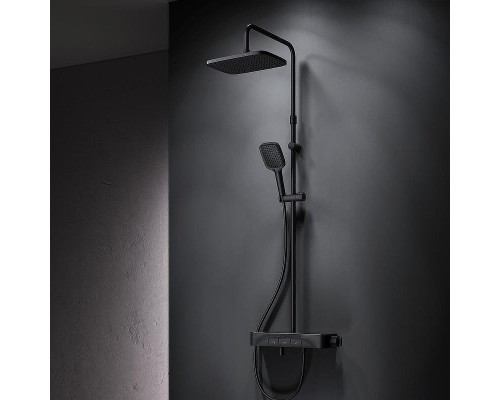 Душевая система AM.PM Func F078F722 Черная матовая