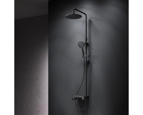 Душевая система AM.PM Like F0780722 Черная матовая