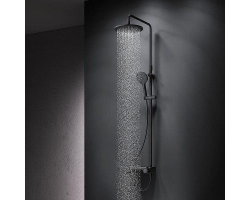 Душевая система AM.PM Like F0780722 Черная матовая