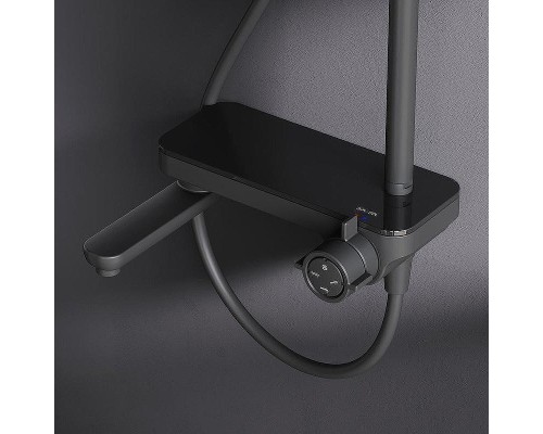 Душевая система AM.PM Like F0780722 Черная матовая