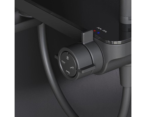 Душевая система AM.PM Like F0780722 Черная матовая