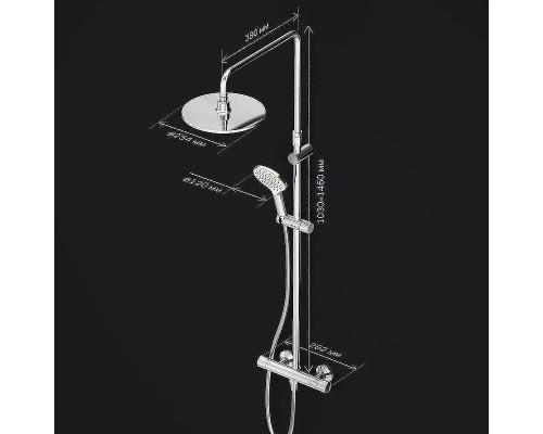 Душевая система AM.PM Like F0780464 с термостатом Хром