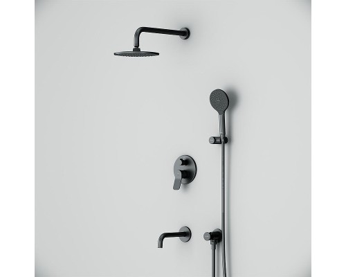 Душевая система AM.PM X-Joy FB85A3RH32 цвет Черный матовый