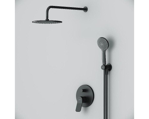 Душевая система AM.PM X-Joy FB85A1RH22 Черная матовая