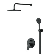 Душевая система AM.PM X-Joy FB85A1RH22 Черная матовая