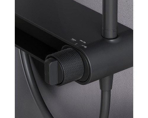 Душевая система AM.PM X-Joy F0785A622 Черная матовая