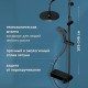 Душевая система AM.PM X-Joy F0785A722 Черная матовая