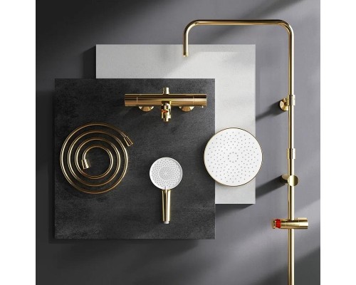 Душевая система AM.PM X-Joy F0785A599 с термостатом Золото