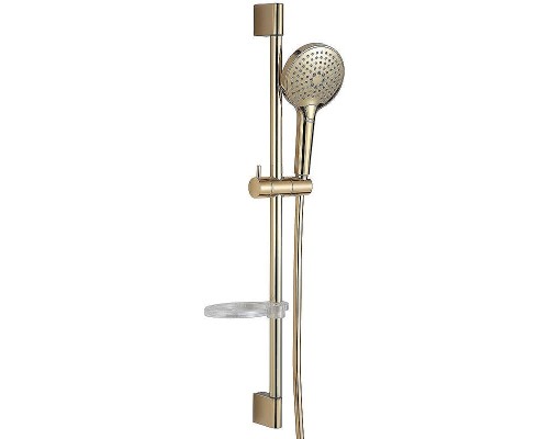 Душевой гарнитур AQUAme AQM8101BG Шлифованное золото