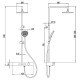 Душевая система AQUAme AQM8009CR Хром