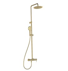 Душевая система AQUAme AQM8011BG цвет Золото шлифованное