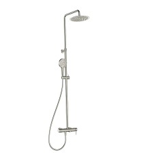 Душевая система AQUAme AQM8011BN цвет Никель шлифованный