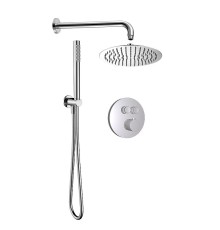 Душевая система AQUAme AQM8405CR с термостатом цвет Хром