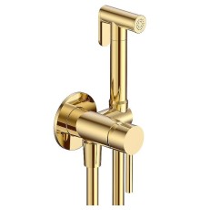 Гигиенический душ со смесителем AQUAme Siena AQM6217GG Золото глянцевое