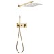 Душевая система Abber Daheim AF8218G Золото матовое