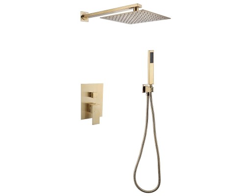 Душевая система Abber Daheim AF8219G Золото матовое
