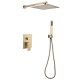 Душевая система Abber Daheim AF8219G Золото матовое