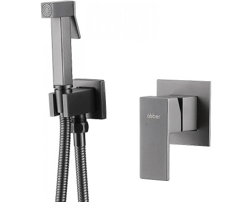 Гигиенический душ со смесителем Abber Daheim AF8225NG Никель