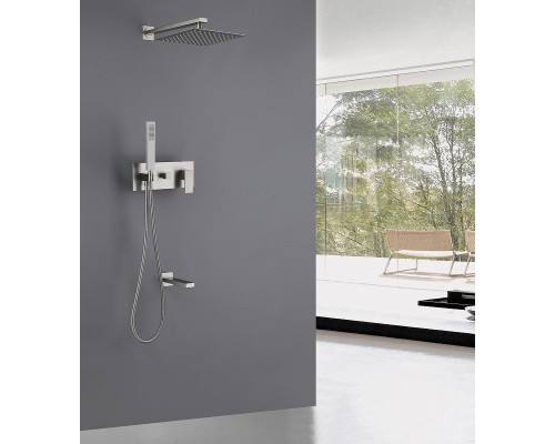 Душевая система Abber Daheim AF8217SP цвет Сатин