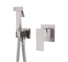 Гигиенический душ со смесителем Abber Daheim AF8225SP цвет Сатин