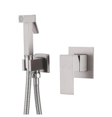 Гигиенический душ со смесителем Abber Daheim AF8225SP цвет Сатин