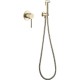 Гигиенический душ со смесителем Abber Emotion AF8825G Золото матовое