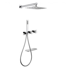 Душевая система Abber Rund AF8750 с термостатом Хром