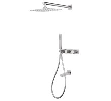 Душевая система Abber Rund AF8717SP цвет Сатин